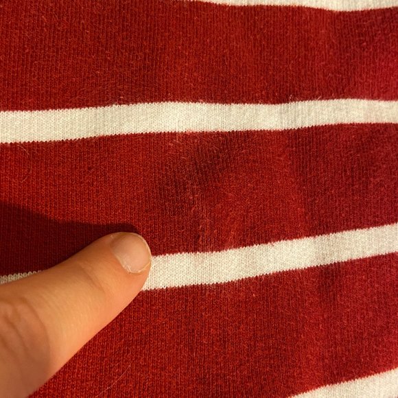 Boxy Coastal Striped Crewneck Sweatshirt - Picture 8 of 8